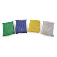 Colorful Cleaning Kitchen Product Stainless Steel Wire Scrubber Metal Cleaning Cloth Sponge For Dish Bowl