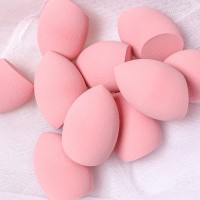 Private label packaging pink makeup sponge oval makeup puff